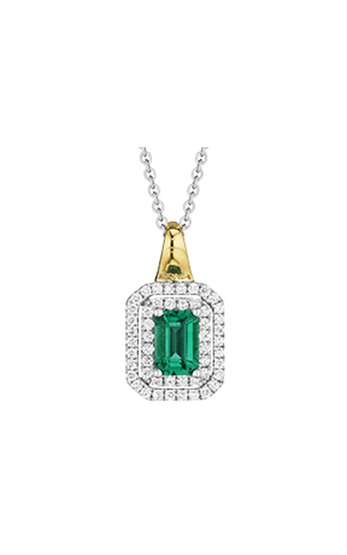 Spark Creations, Inc. 18K Yellow Gold and 18K White Gold Necklace P 5942-EM