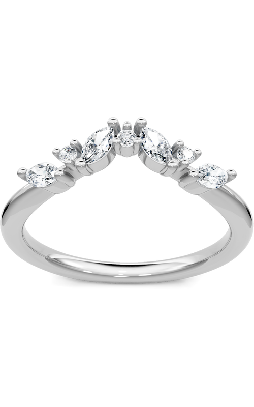 Brockhaus Bridal Wedding Band 74770D-4W-1/4