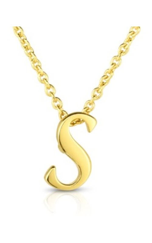 Roberto Coin Tiny Treasures Script Initial S Necklace