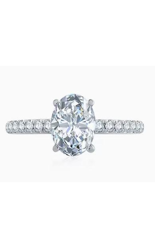 0.86ct Lab Grown Oval Diamond Ring
