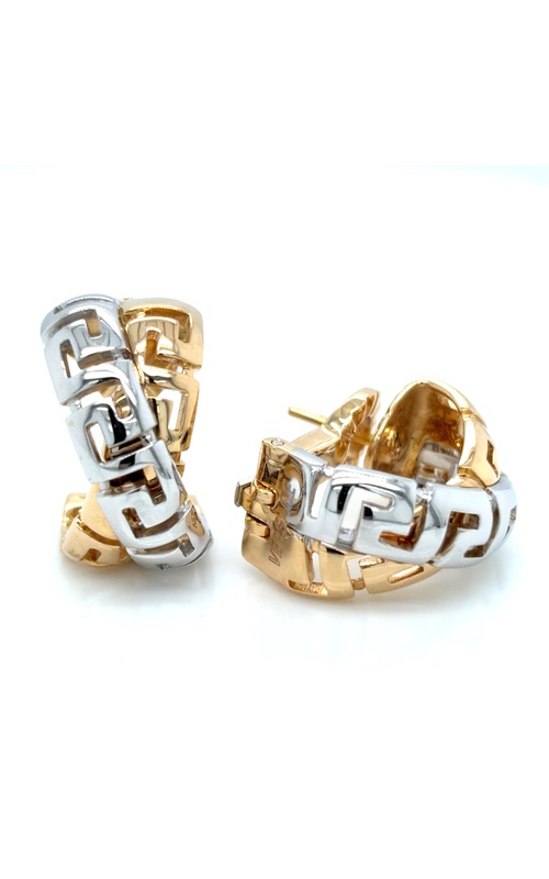 Versace Two Tone Earrings