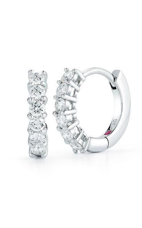 Roberto Coin Diamond Hoops