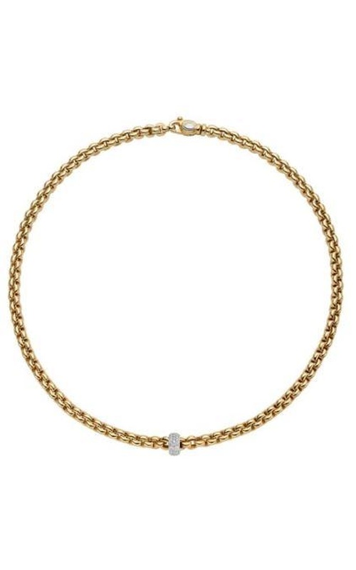 Fope EKA Necklace with Diamond Rondel