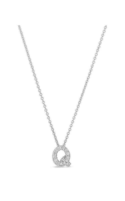 Roberto Coin Diamond Love Letter 'Q' Necklace