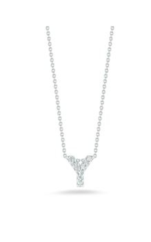 Roberto Coin Diamond Love Letter 'Y' Necklace