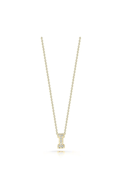 Roberto Coin Diamond Initial Necklace