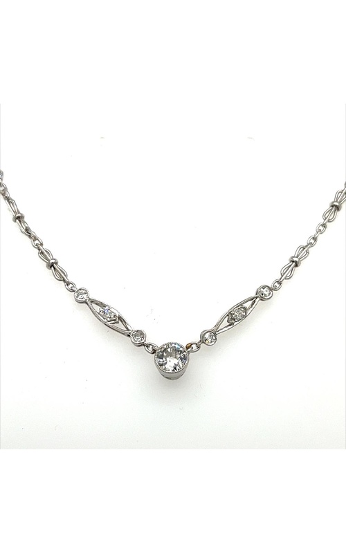Estate Platinum & Diamond Necklace