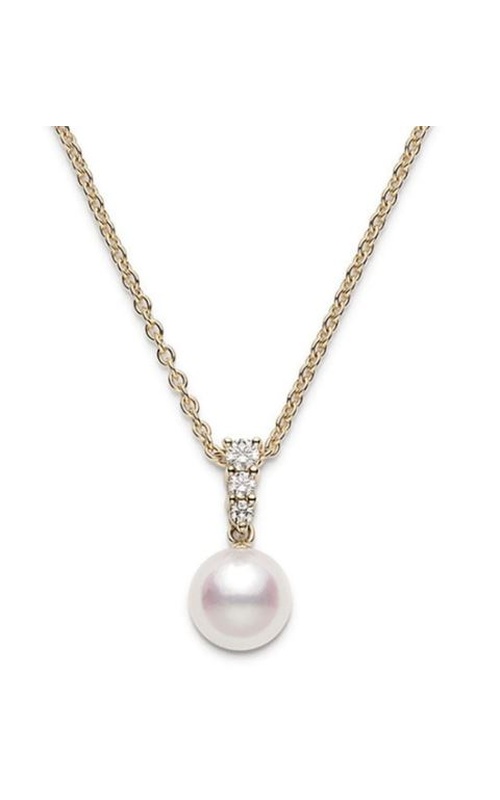 Mikimoto Akoya Pearl and Diamond Necklace