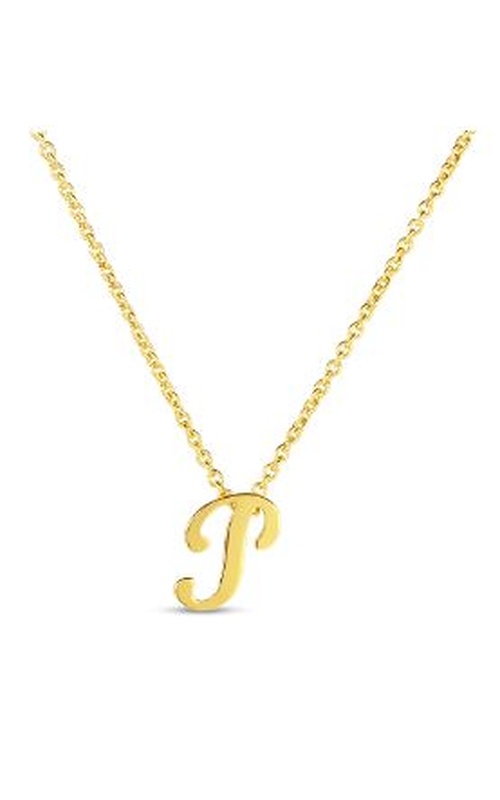 Roberto Coin Initial 'P' Necklace