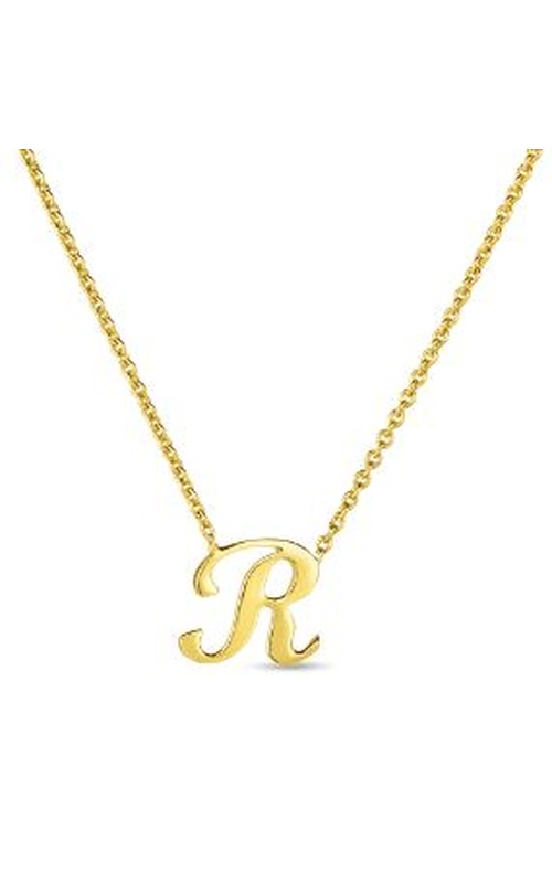 Roberto Coin Initial 'R' Necklace
