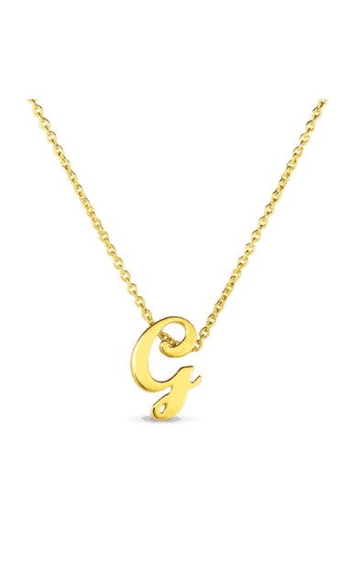 Roberto Coin Initial 'G' Necklace