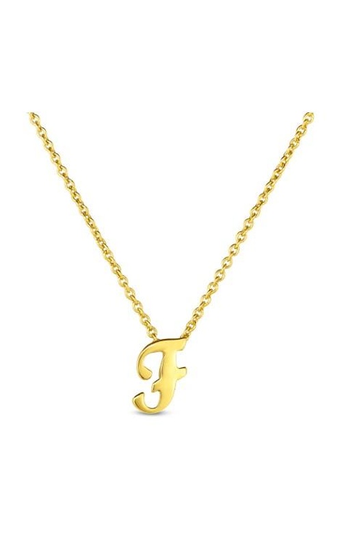 Roberto Coin Tiny Treasure 'F' Pendant