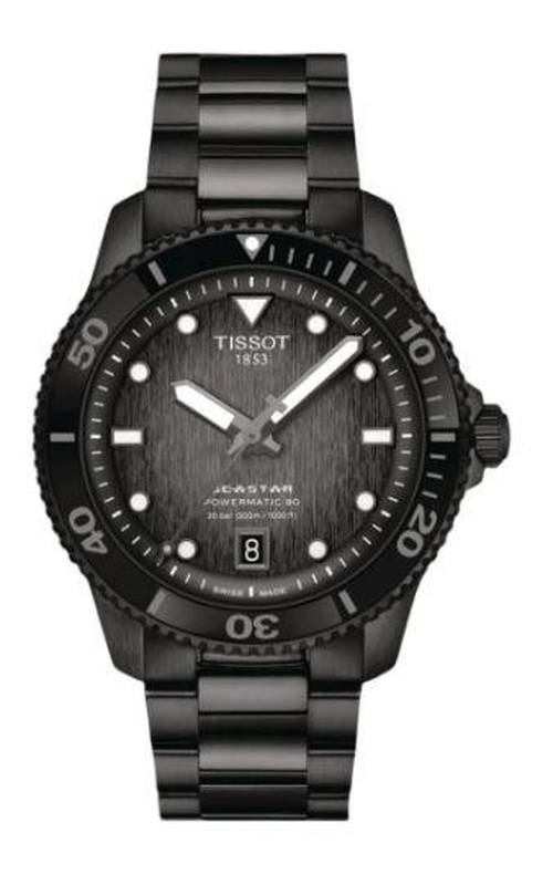 Tissot Seastar Black PVD Watch