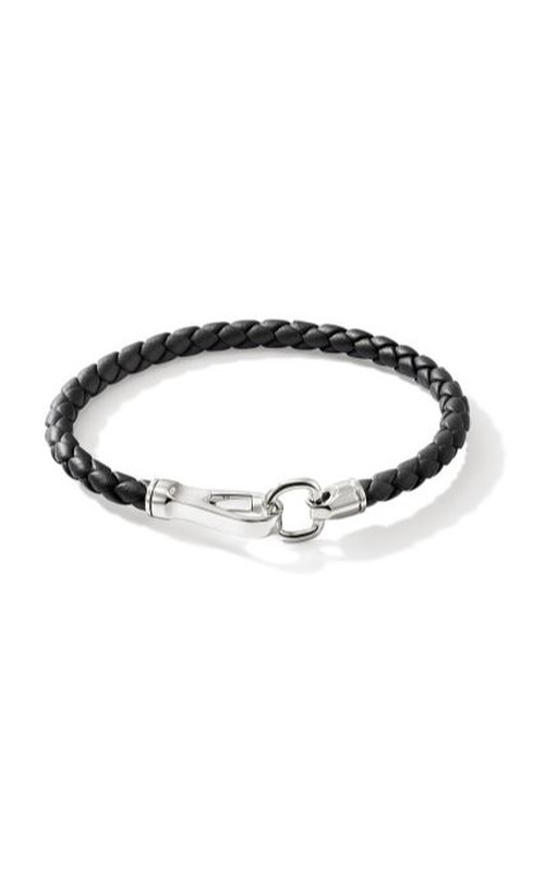 John Hardy Black Leather Bracelet
