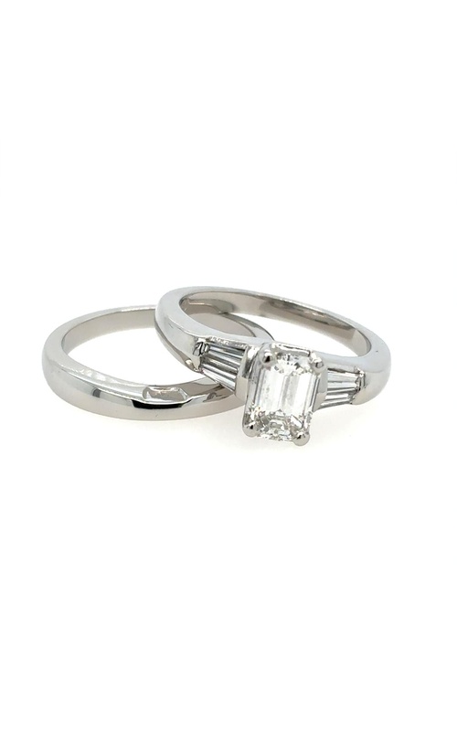 Previously Owned Platinum Diamond ring set