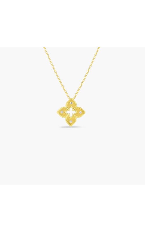 Roberto Coin Diamond Flower Necklace