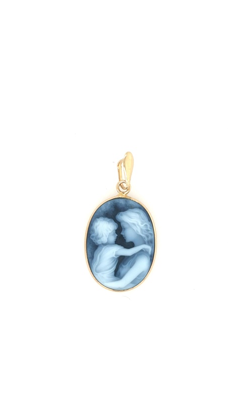 14 Kt Yellow Gold Cameo Pendant