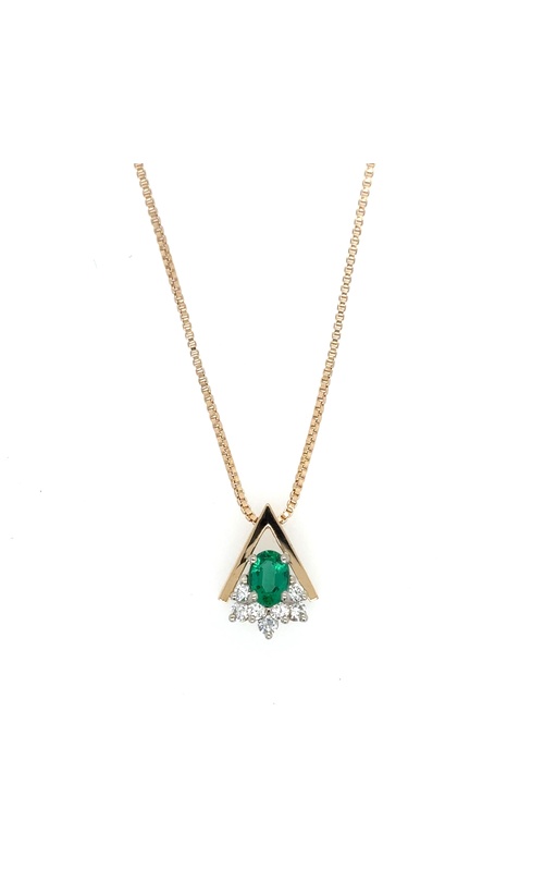 Emerald & Diamond Pendant