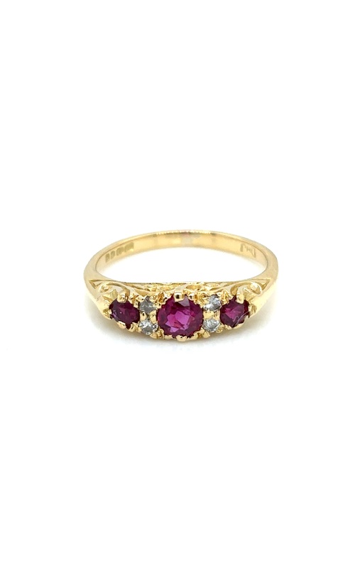 Estate Ruby & Diamond Ring
