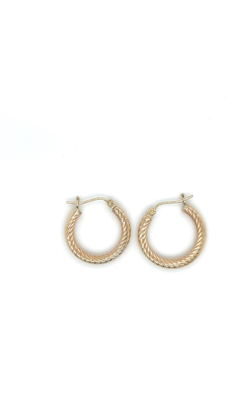 10kt Yellow gold hoops