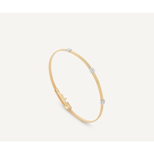 18K White Gold and 18K Yellow Gold Marco Bicego  Diamond Bracelet