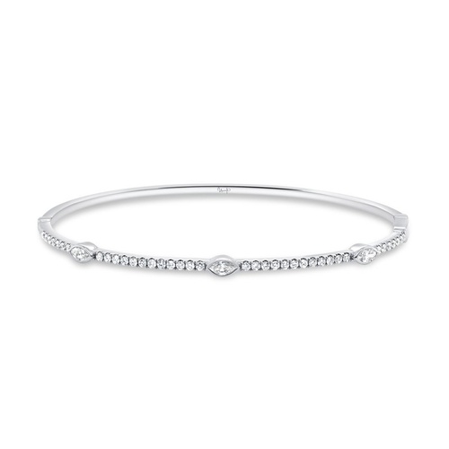 18K White Gold Uneek  Diamond Bracelet