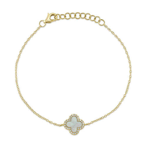 14K Yellow Gold Shy Creation  Diamond Bracelet