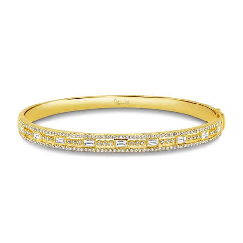 18K Yellow Gold Uneek  Diamond Bracelet