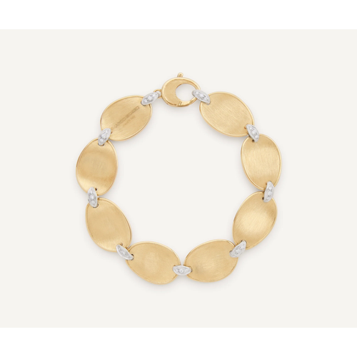 18K White Gold and 18K Yellow Gold Marco Bicego  Diamond Bracelet
