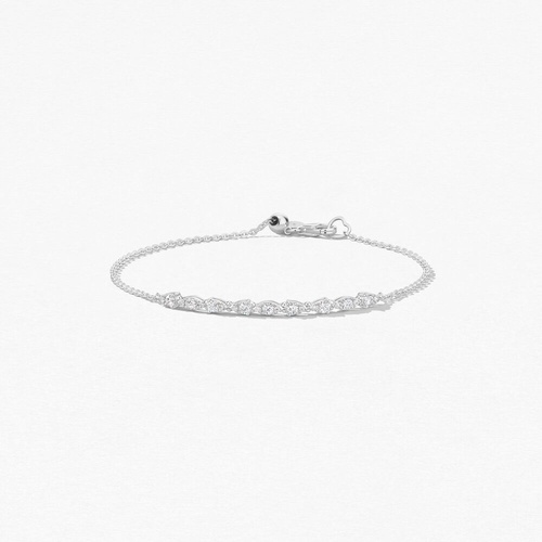 18K White Gold Hearts on Fire  Diamond Bracelet
