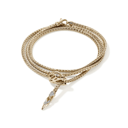 14K Yellow Gold John Hardy  Diamond Bracelet