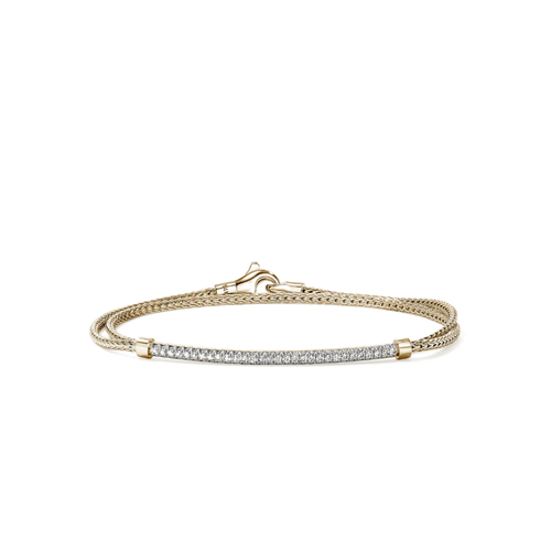 14K Yellow Gold John Hardy  Diamond Bracelet