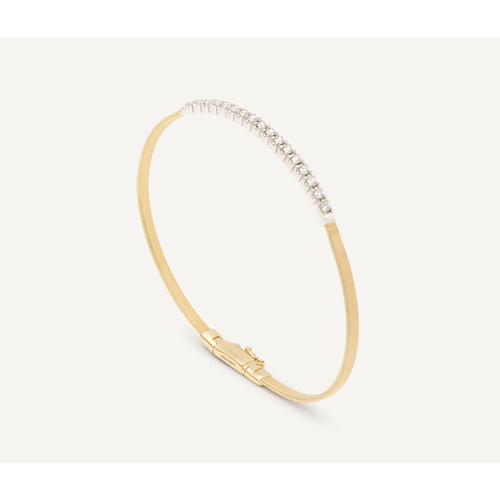 18K White Gold and 18K Yellow Gold Marco Bicego  Diamond Bracelet
