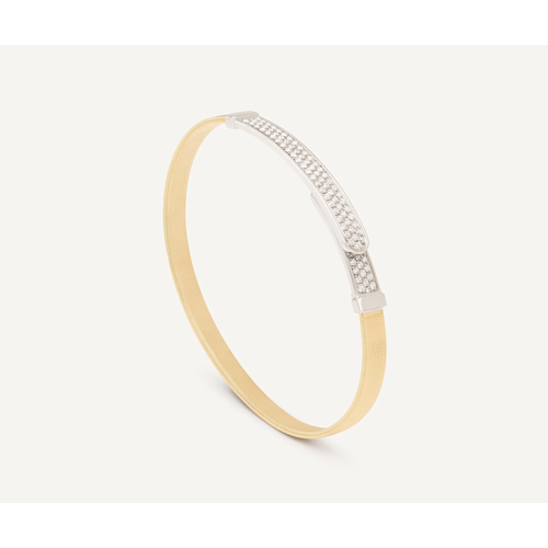 18K White Gold and 18K Yellow Gold Marco Bicego  Diamond Bracelet