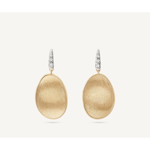 18K White Gold and 18K Yellow Gold Marco Bicego  Diamond Earring