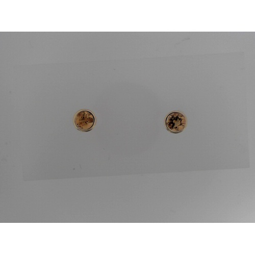 14K Yellow Gold Legend  Citrine Earring