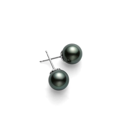 18K White Gold Mikimoto   Earring