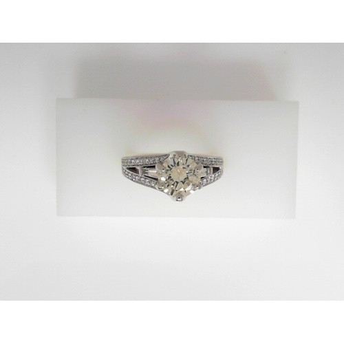 Estate Engagement Ring 1.20 OP SI1 E/R