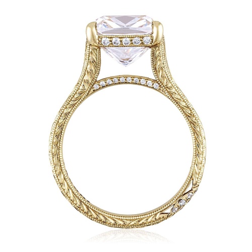 Tacori Engagement Ring 428 3 OV 11.5X8.5 FY