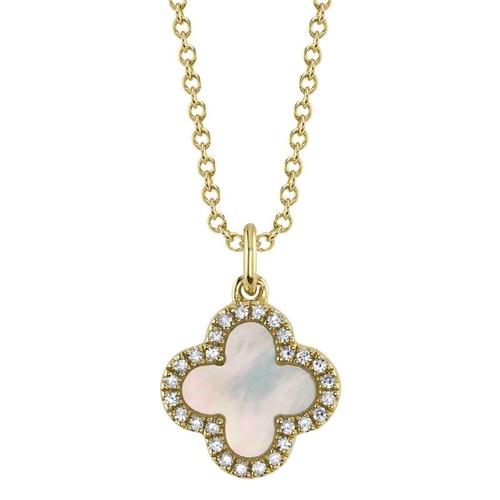 14K Yellow Gold Shy Creation  Diamond Necklace