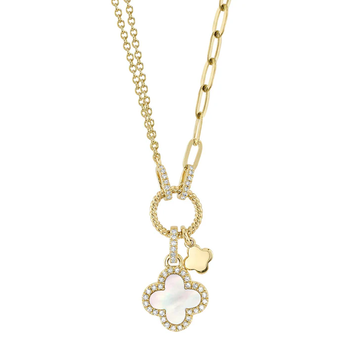 14K Yellow Gold Shy Creation  Diamond Necklace