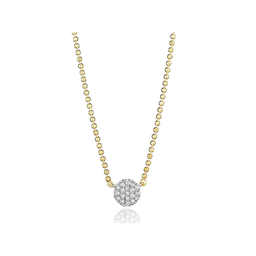 14K Yellow Gold Phillips House  Diamond Necklace