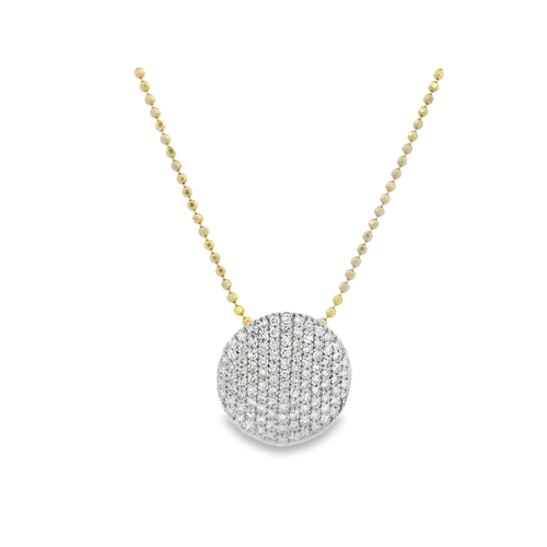 14K Yellow Gold Phillips House  Diamond Necklace
