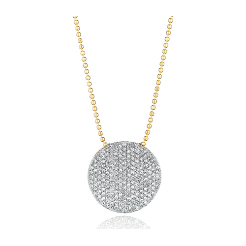 14K Yellow Gold Phillips House  Diamond Necklace