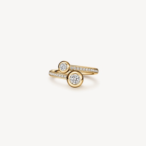 18K Yellow Gold Hearts on Fire  Diamond Ring