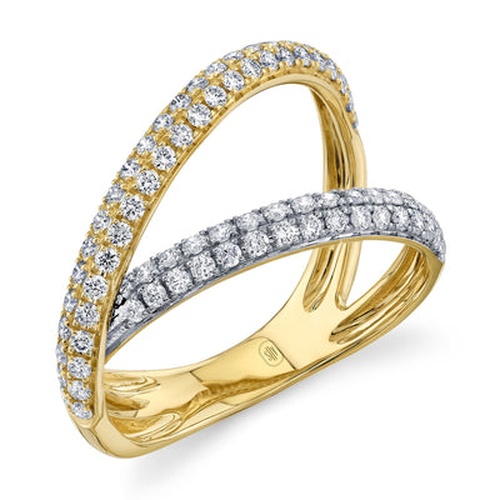 14K Yellow Gold Shy Creation  Diamond Ring
