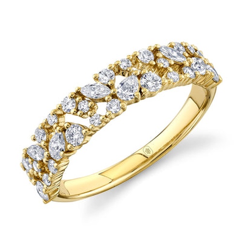 14K Yellow Gold Shy Creation  Diamond Ring