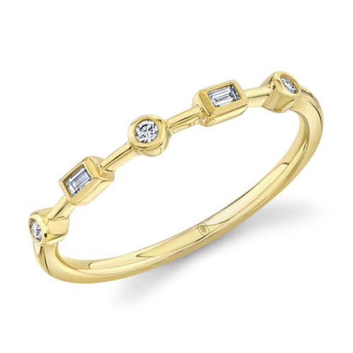 14K Yellow Gold Shy Creation  Diamond Ring