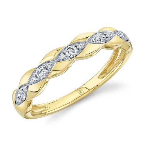 14K Yellow Gold Shy Creation  Diamond Ring