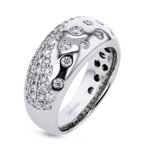 18K White Gold Simon G.  Diamond Ring